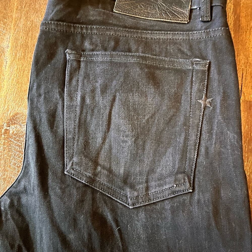 Brave Star Slim Strait Selvege Denim Size 34x35